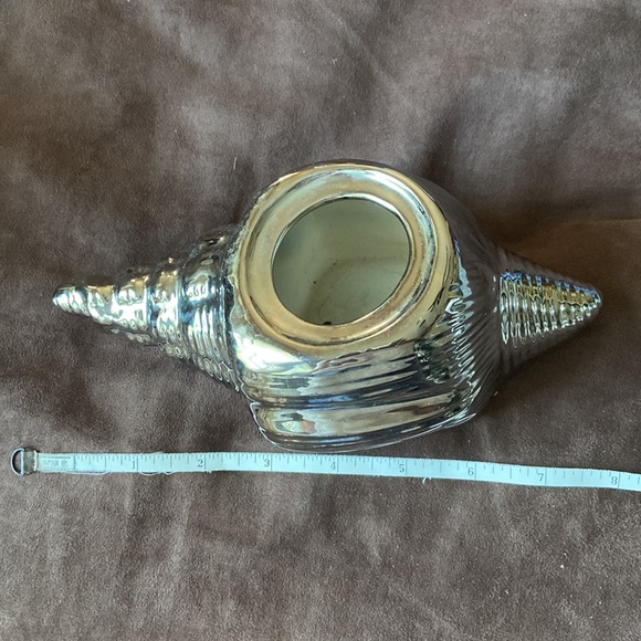 Home Goods Silver Ceramic Shells Shore Decor - Picture 10 of 10